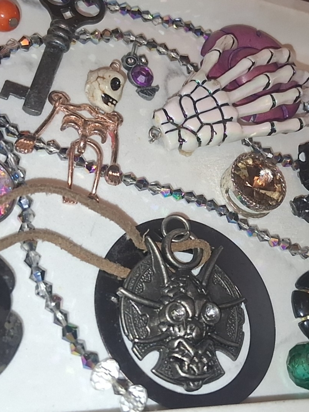 Halloween Jewelry/ Craft Lot